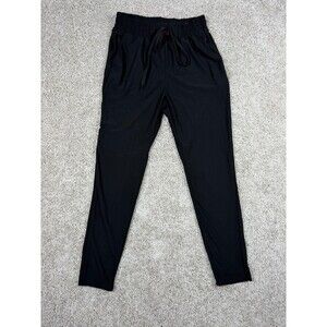 KORE Womens Black Jogger Pants Medium Drawstring Stretch Pull On Casual Lounge
